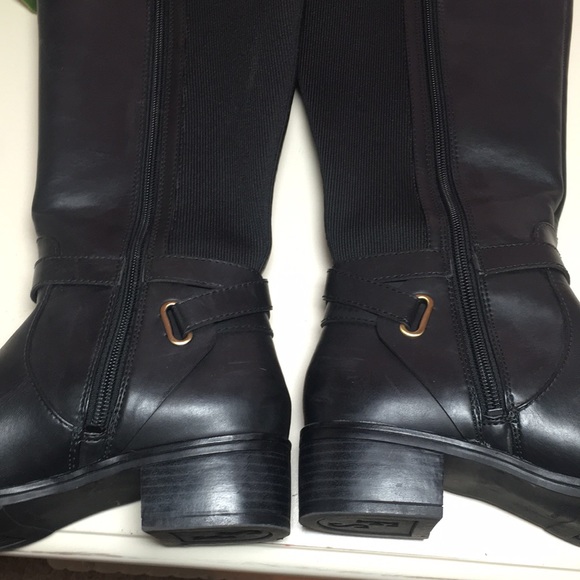 Franco Sarto Black tall boots size 7 - Picture 6 of 12